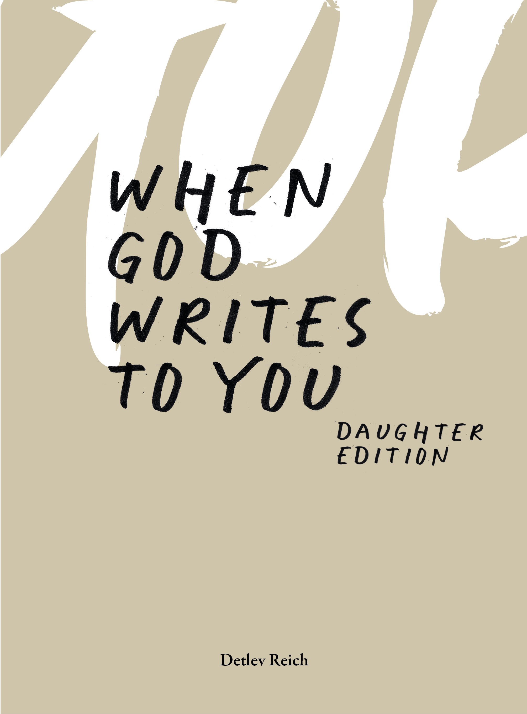 Cover: When god writes to you · Daughter Edition