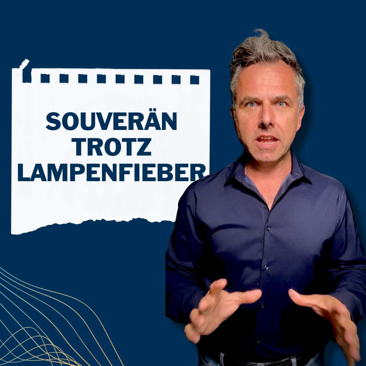 Titelbild: Souverän trotz Lampenfieber: Drei bewährte Strategien für deinen Auftritt